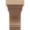 Ekena Millwork 7"W x 21"D x 14"H Classic Warren Rough Cedar Woodgrain TimberThane Corbel, Primed Tan CORUR07X21X14WARRCPR - alternate 3